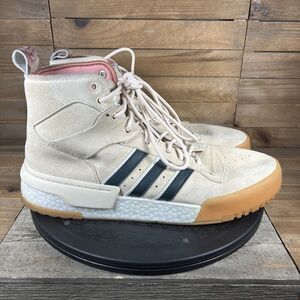Adidas Mens Size 11 Rivalry RM x Eric Emanuel Linen High Top Lace Up Sneakers